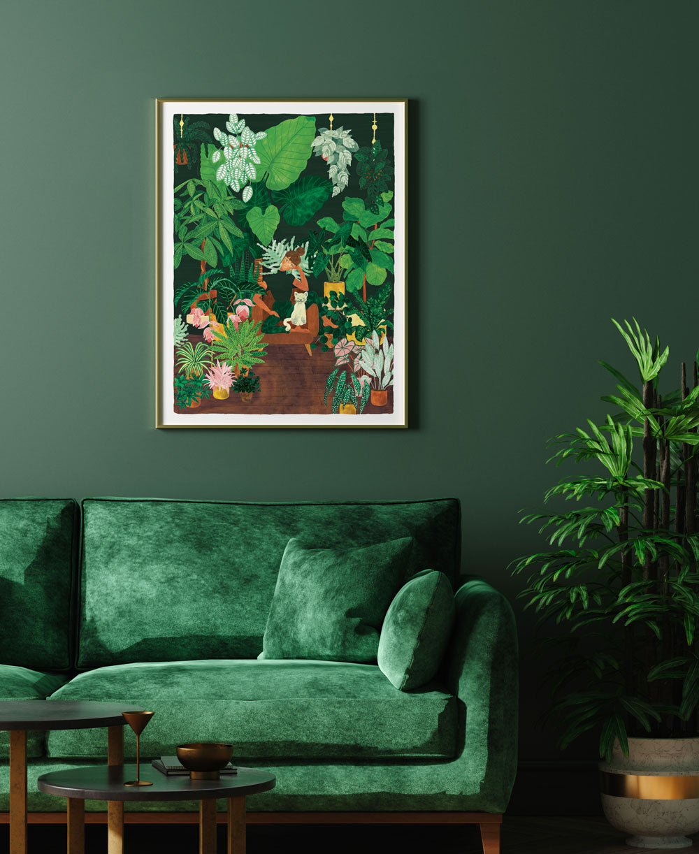 all-the-ways-to-say-plant-addict-lady-affiche-grand-50x70-plantes image 2