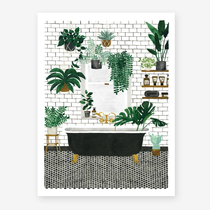 all-the-way-to-say-bathroom-affiche-salle-de-bain-29-7x39-7-cm image 1