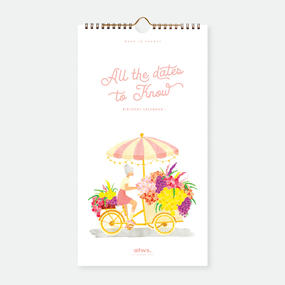 all-the-ways-to-say-calendrier-anniversaires-mural-12-mois image 1
