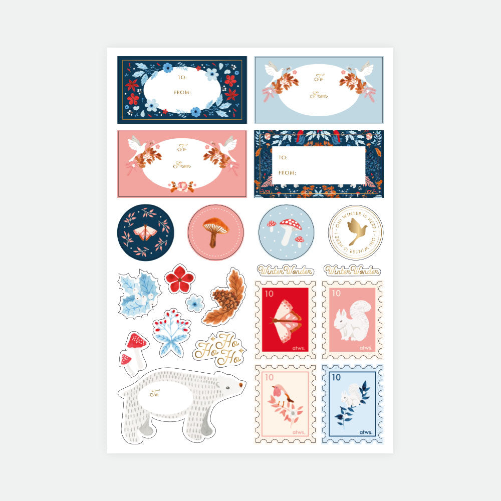 all-the-ways-to-say-white-winter-stickers-lot-3-planches-110 image 4