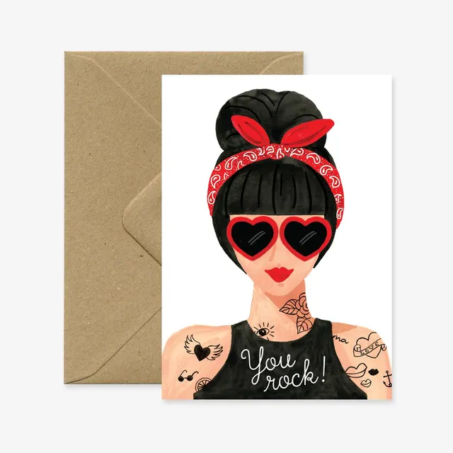all-the-ways-to-say-hipster-girl-carte-de-v-ux-r-tro-a6 image 1