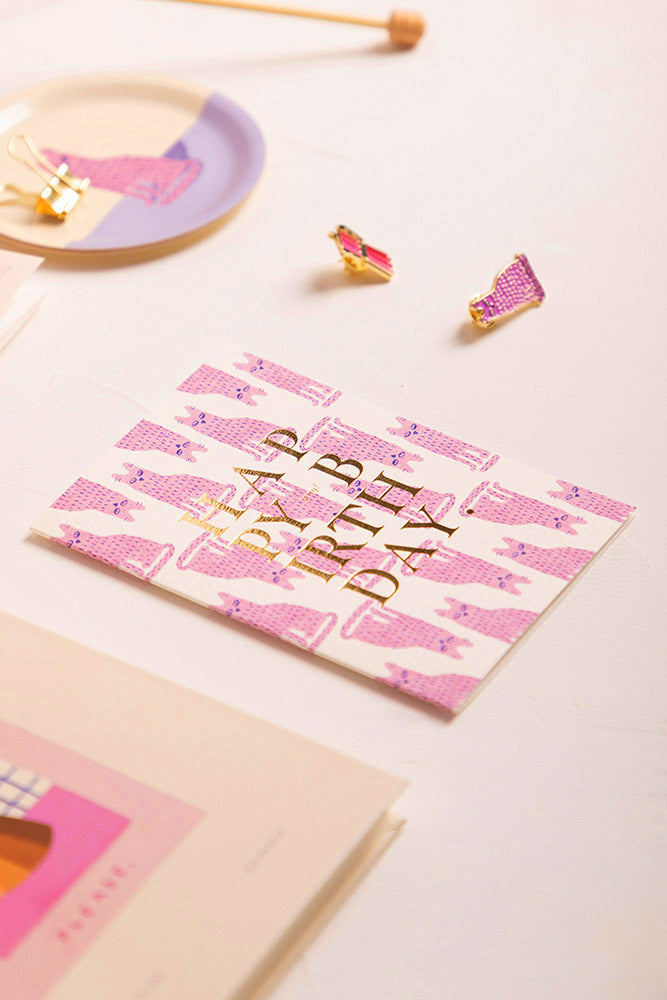 all-the-ways-to-say-stinky-cat-carte-anniversaire-a6-dor-e image 2