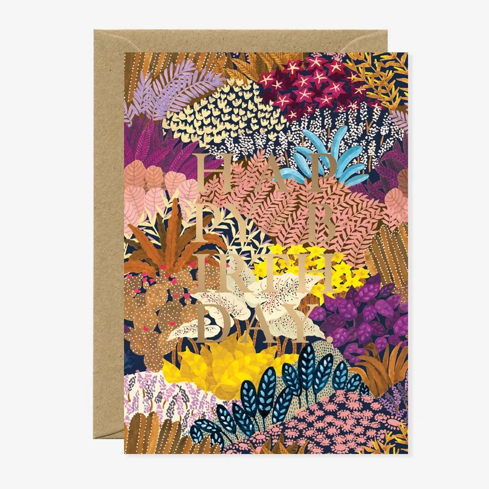 all-the-ways-to-say-prairie-carte-anniversaire-fleurs-dor-a6 image 1