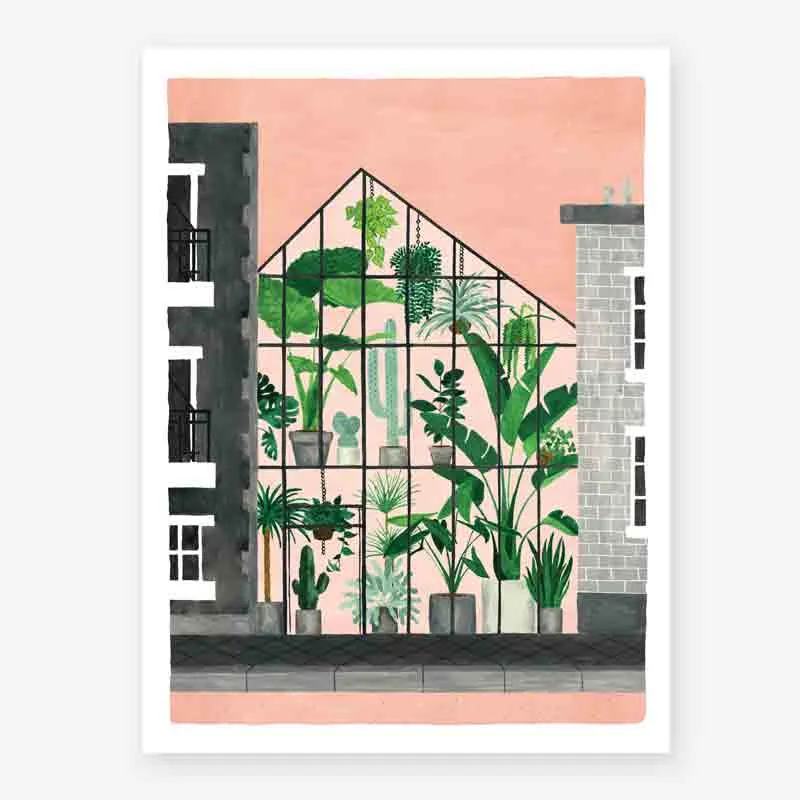 all-the-ways-to-say-greenhouse-affiche-plantes-29-7x39-7-cm image 1