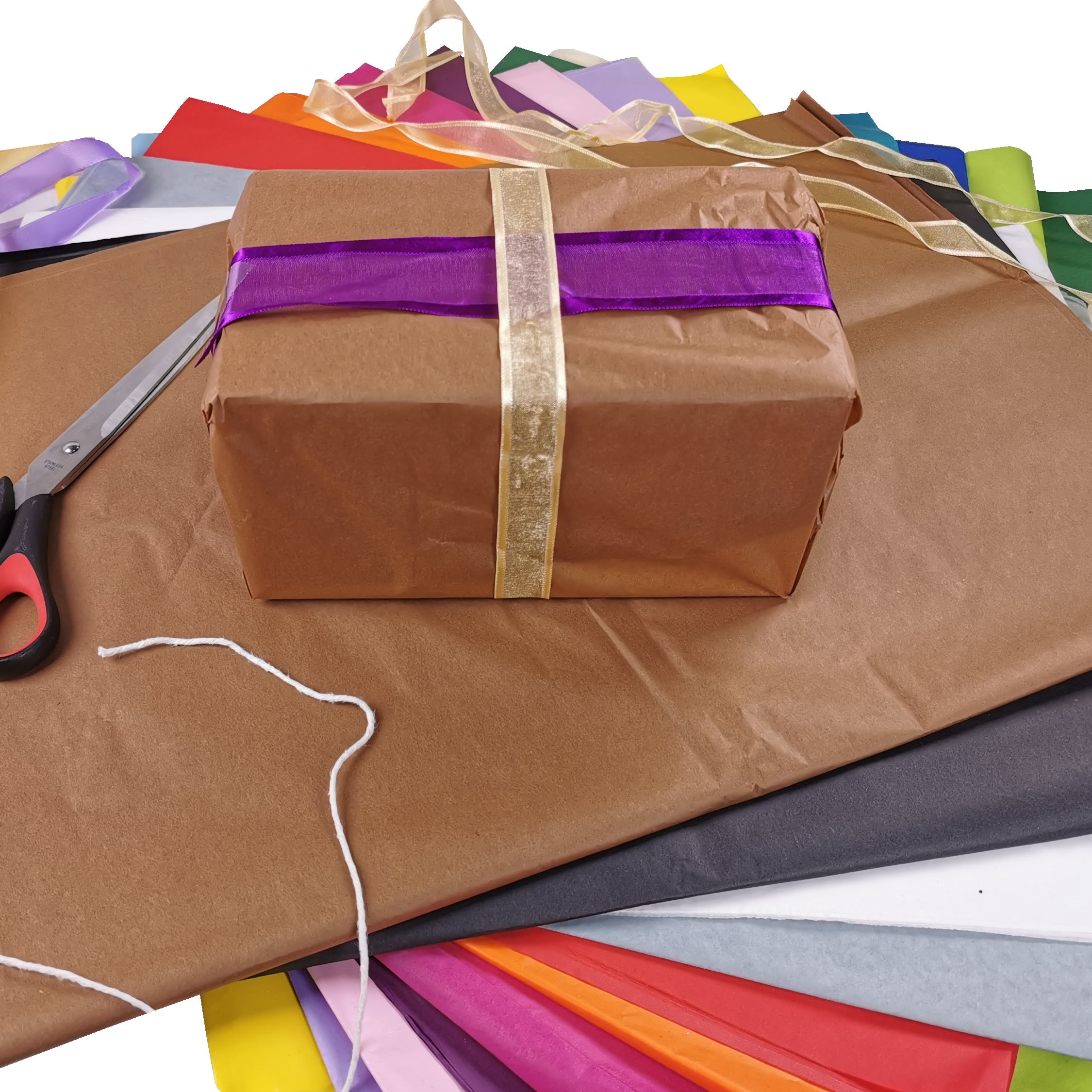 carnival-papers-tissue-paper-marron-chocolat-50x70cm image 7
