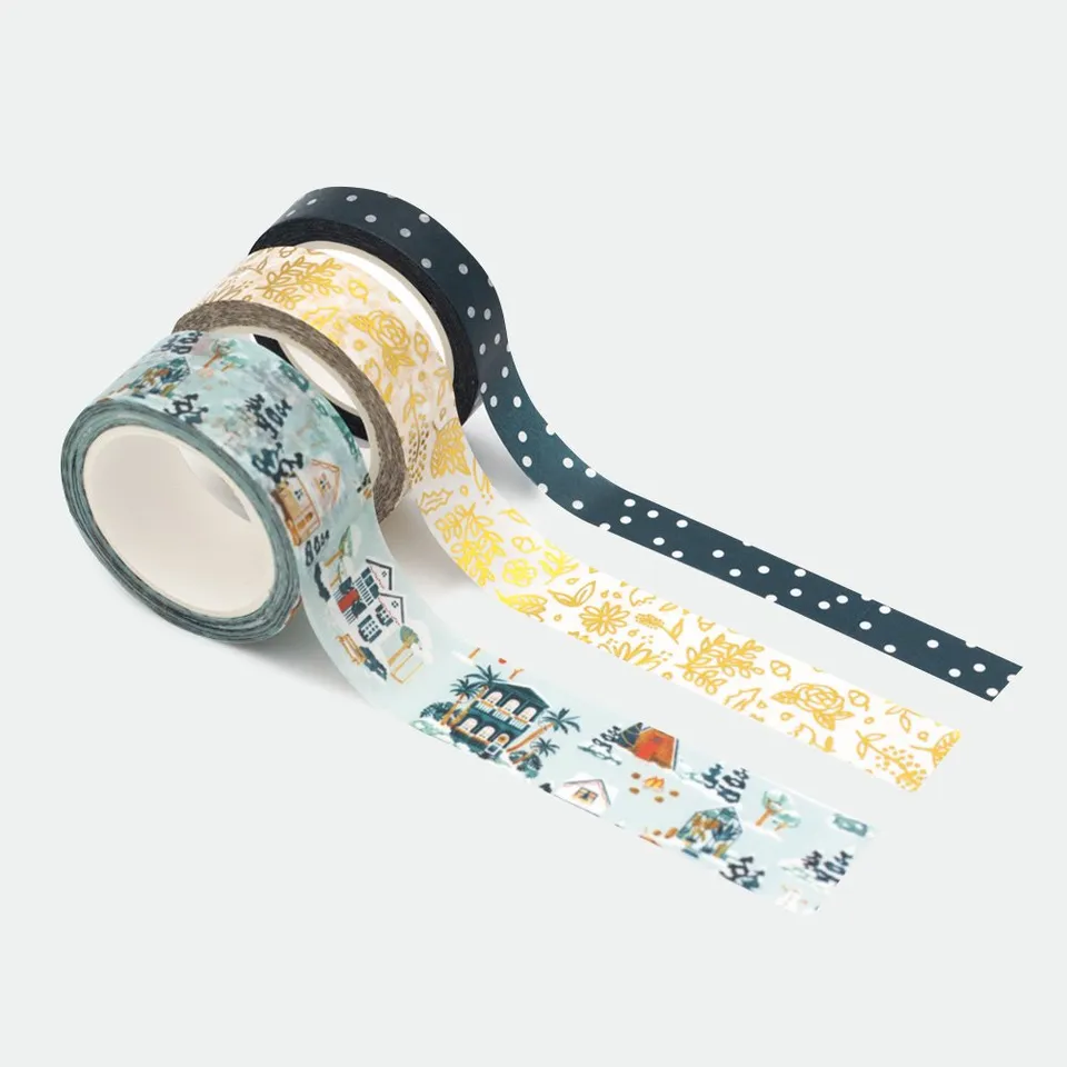all-the-ways-to-say-snowy-houses-washi-tape-dor-x3 image 1