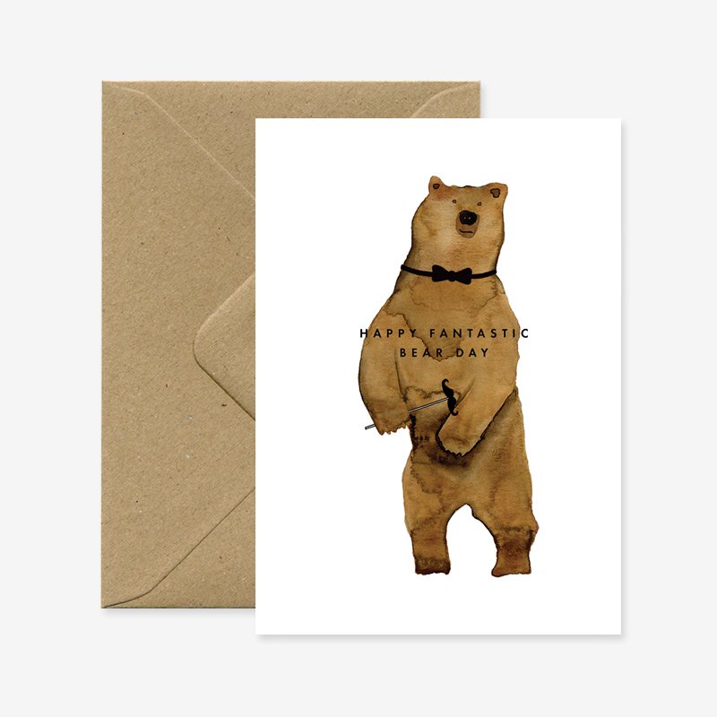 all-the-ways-to-say-happy-bearday-carte-anniversaire-ours-dor-a6 image 1