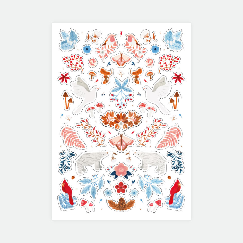 all-the-ways-to-say-white-winter-stickers-lot-3-planches-110 image 2
