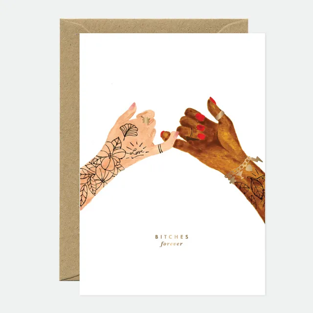 all-the-way-to-say-bitches-forever-carte-amiti-dor-e-a6 image 1