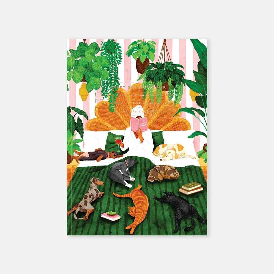 all-the-ways-to-say-life-with-pets-plants-carnet-a5-illustr image 1