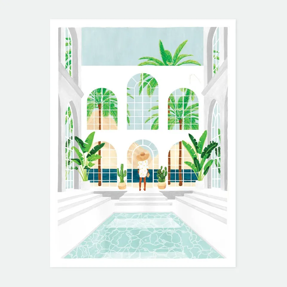 all-the-ways-to-say-white-house-affiche-29-7x39-7-cm-piscine image 1