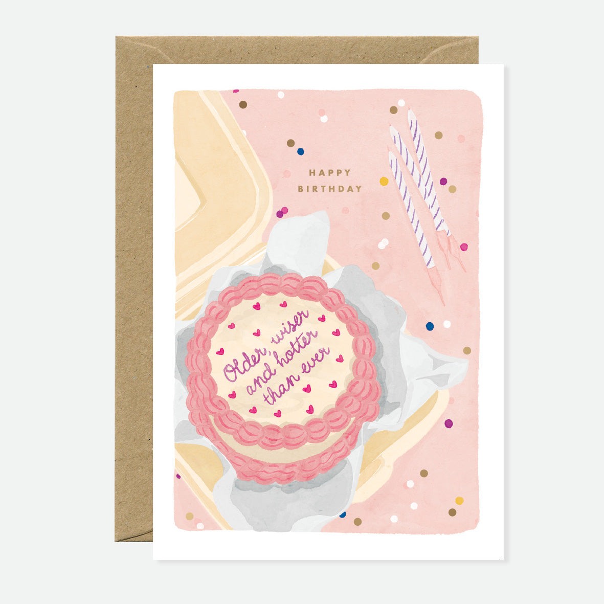 all-the-ways-to-say-older-wiser-cake-carte-anniversaire-a6 image 1