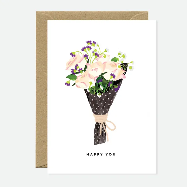 all-the-ways-to-say-roses-bouquet-carte-de-voeux-a6-fleurs-roses image 1