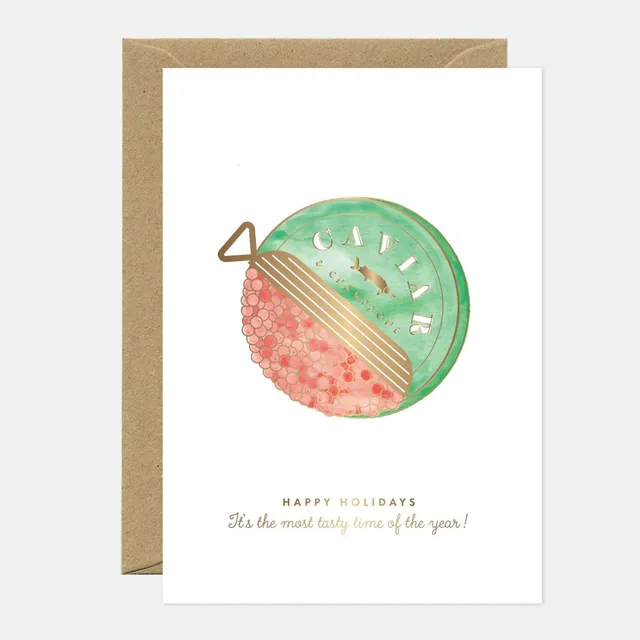 all-the-way-to-say-caviar-carte-de-voeux-a6-dor-e image 1