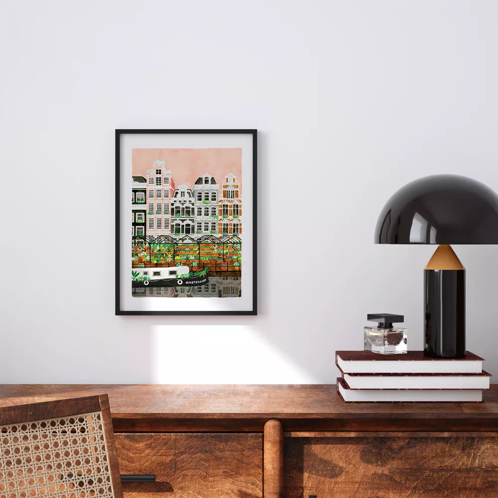 all-the-way-to-say-amsterdam-affiche-50x70-cm-grand image 2