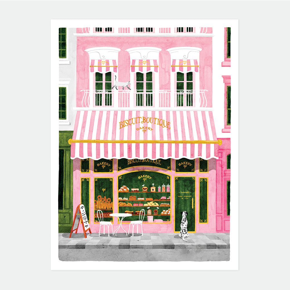 all-the-ways-to-say-pink-bakery-affiche-d-co-3-tailles-rose image 1