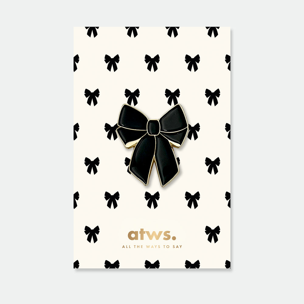 all-the-ways-to-say-black-bow-pin-s-noeud-noir-dor-mail image 1