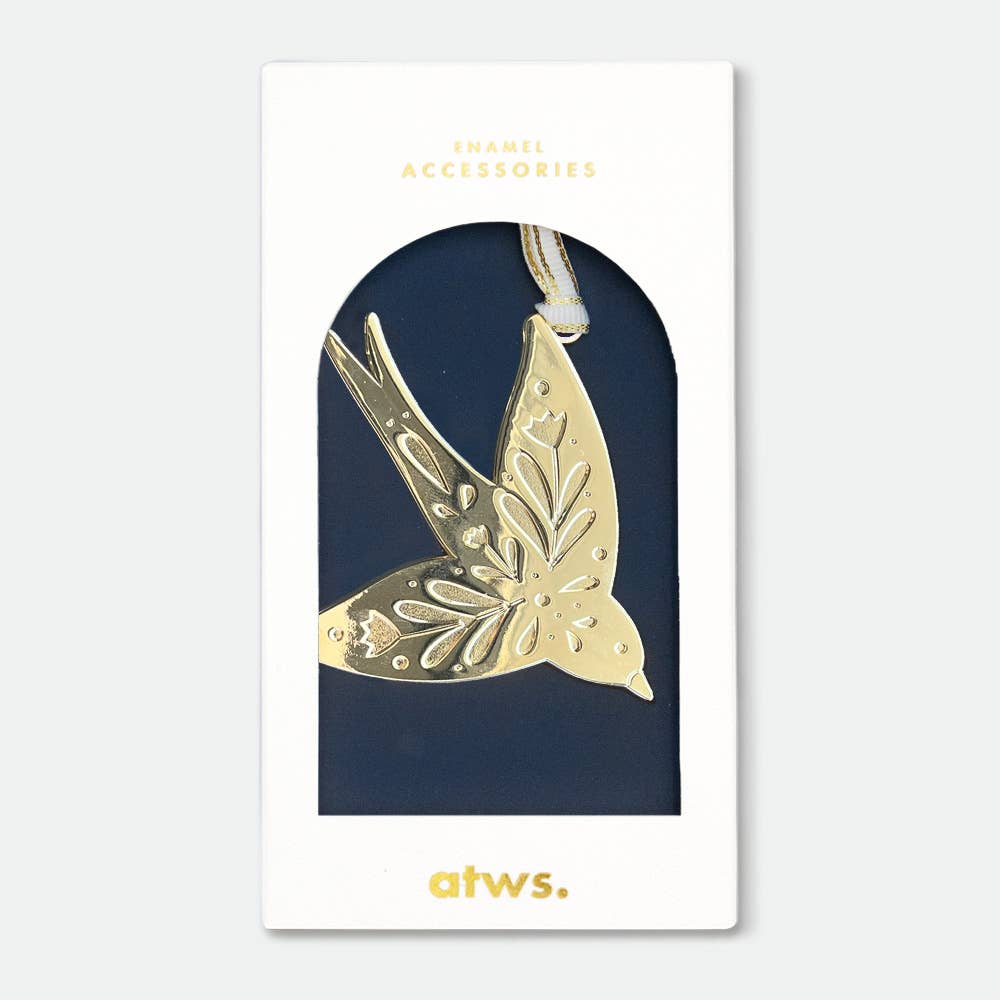all-the-way-to-say-swallow-ornement-no-l-hirondelle-dor image 1