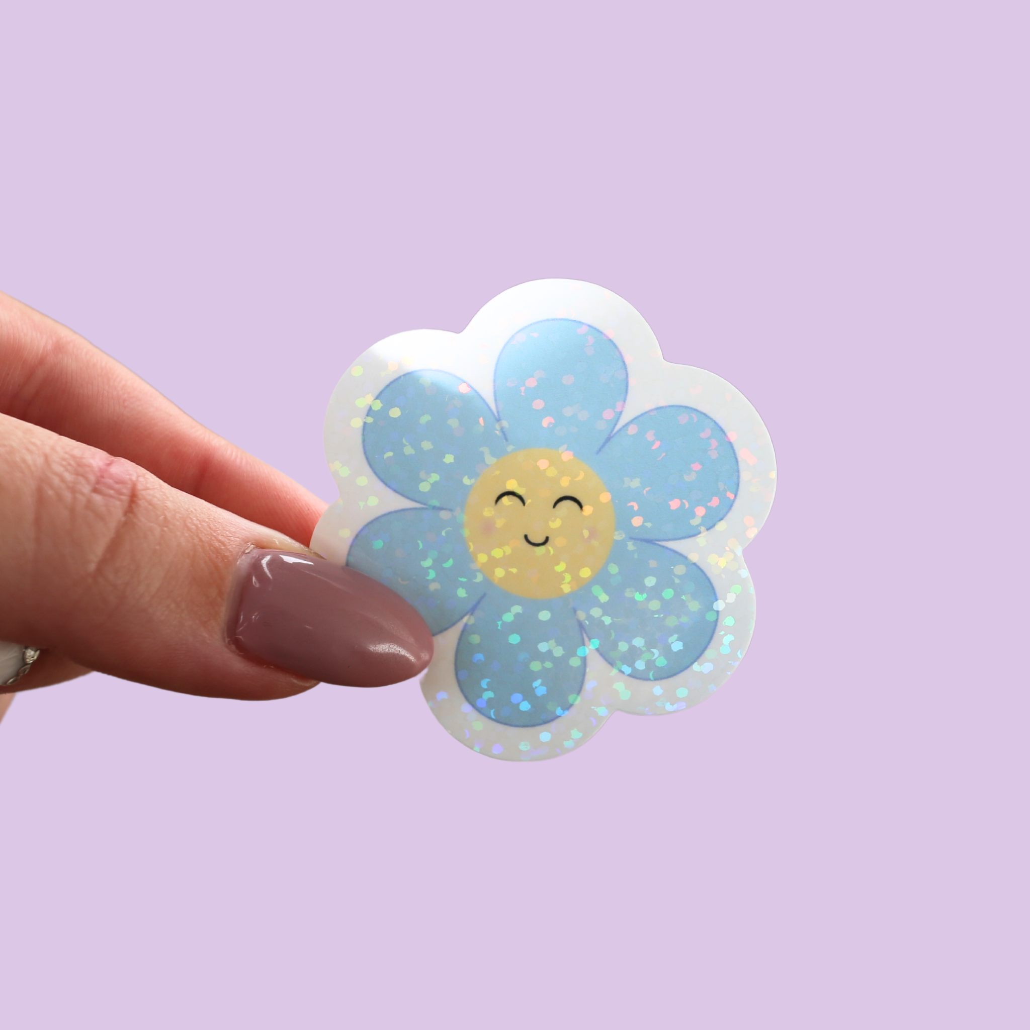 atelier-naholi-stickers-marguerite-daisy-autocollant-holographique-5cm image 2