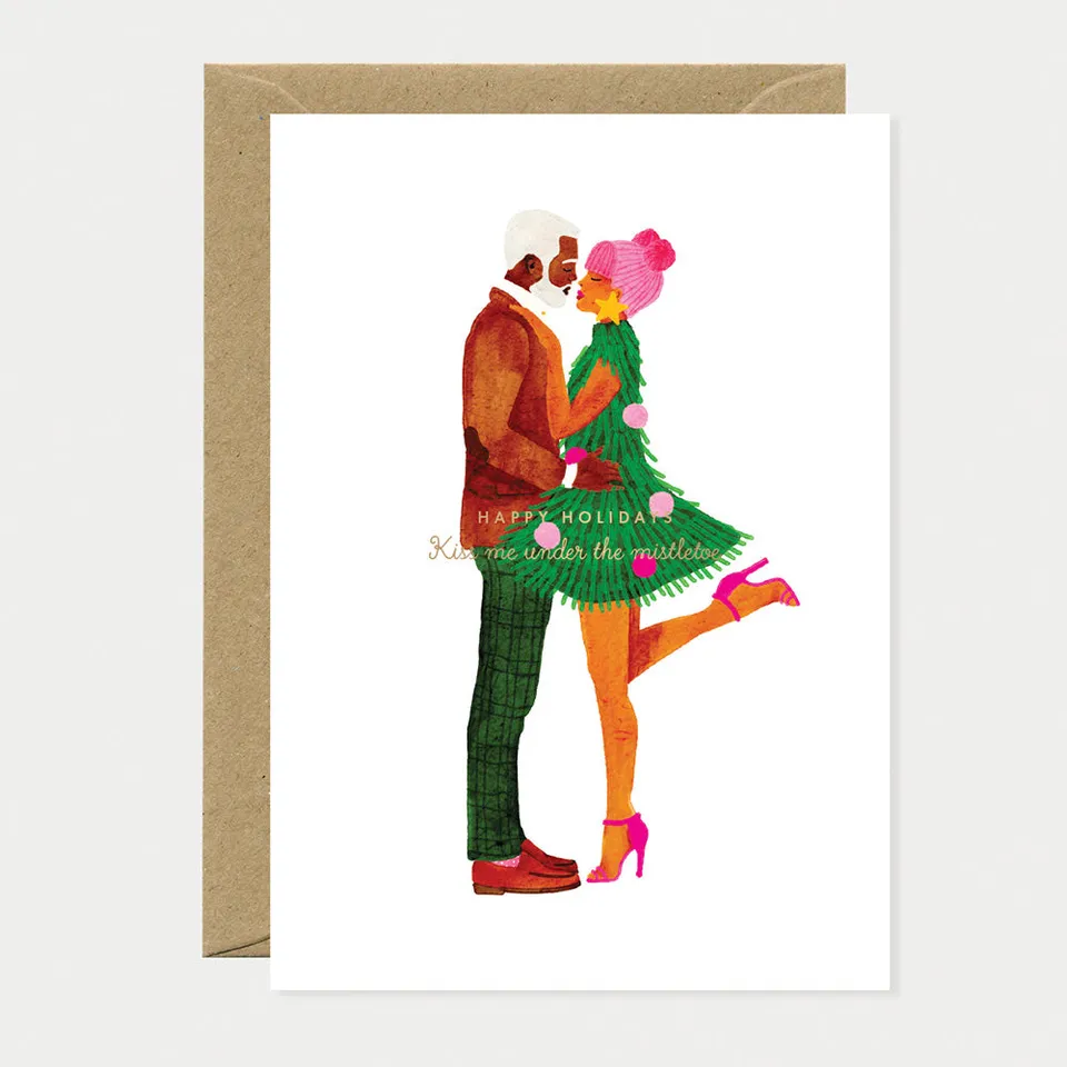all-the-ways-to-say-mistletoe-carte-de-v-ux-a6-dorure image 1