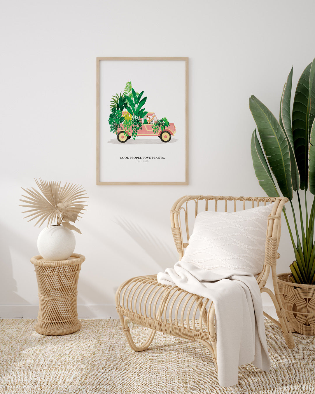 all-the-ways-to-say-mehari-with-plants-affiche-vintage-botanique image 2