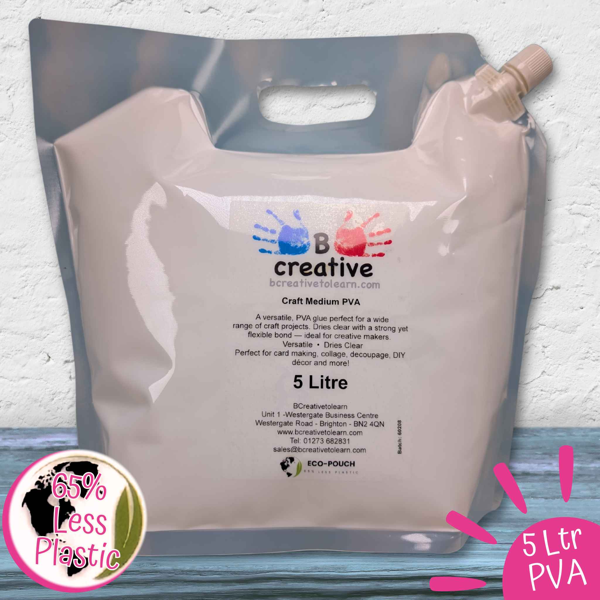 carnival-papers-pva-colle-blanche-multi-surface-1-litre image 6