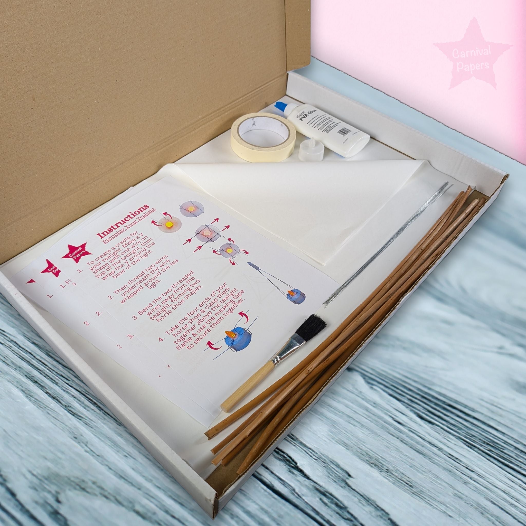 carnival-papers-lantern-making-kits-kit-lanterne-lumineuse-50cm image 7