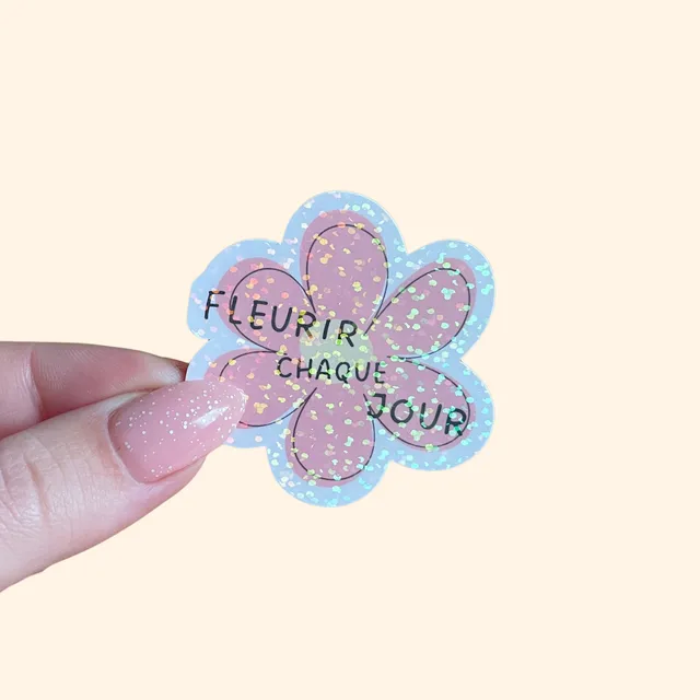 atelier-naholi-stickers-fleurir-chaque-jour-autocollant-fleur image 1