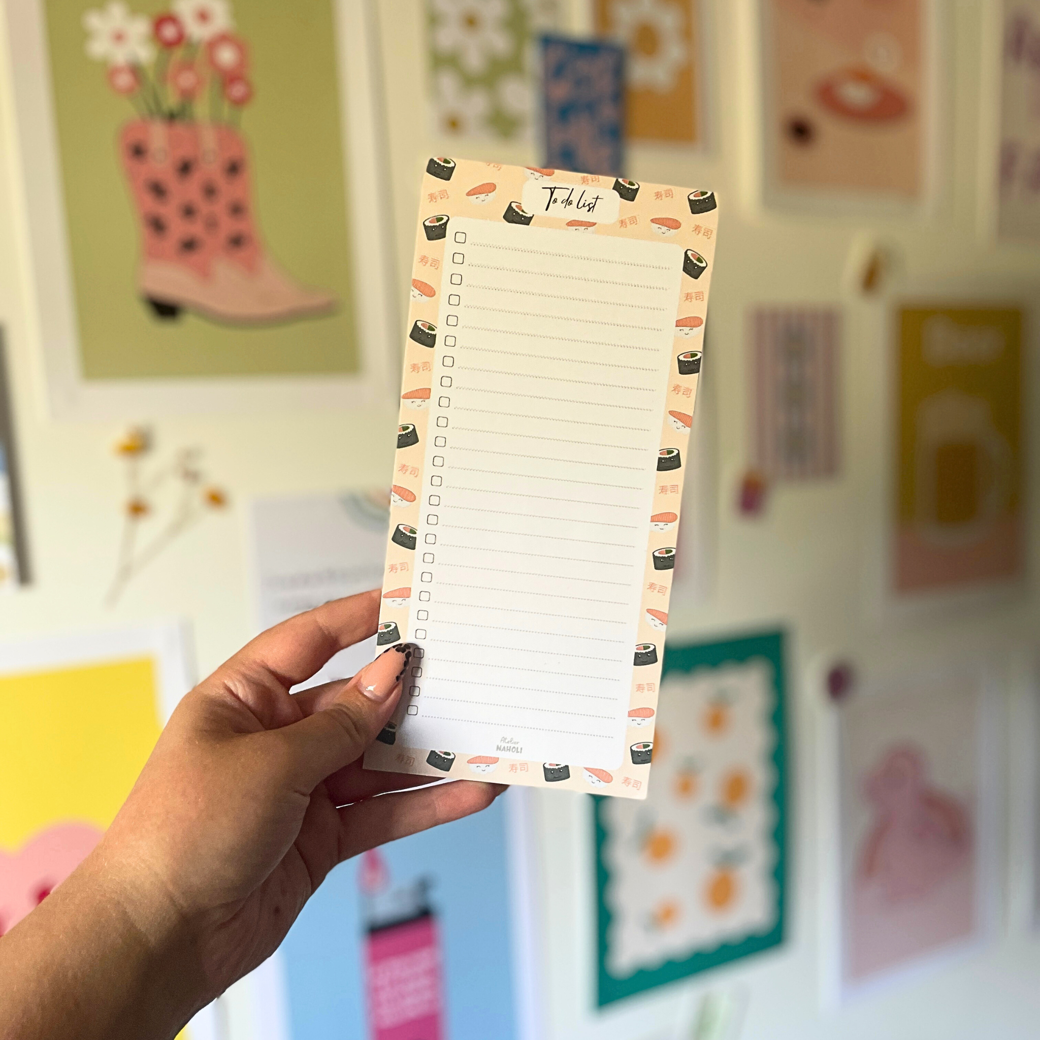 atelier-naholi-bloc-notes-sushi-bloc-to-do-magn-tique-25-pages image 2