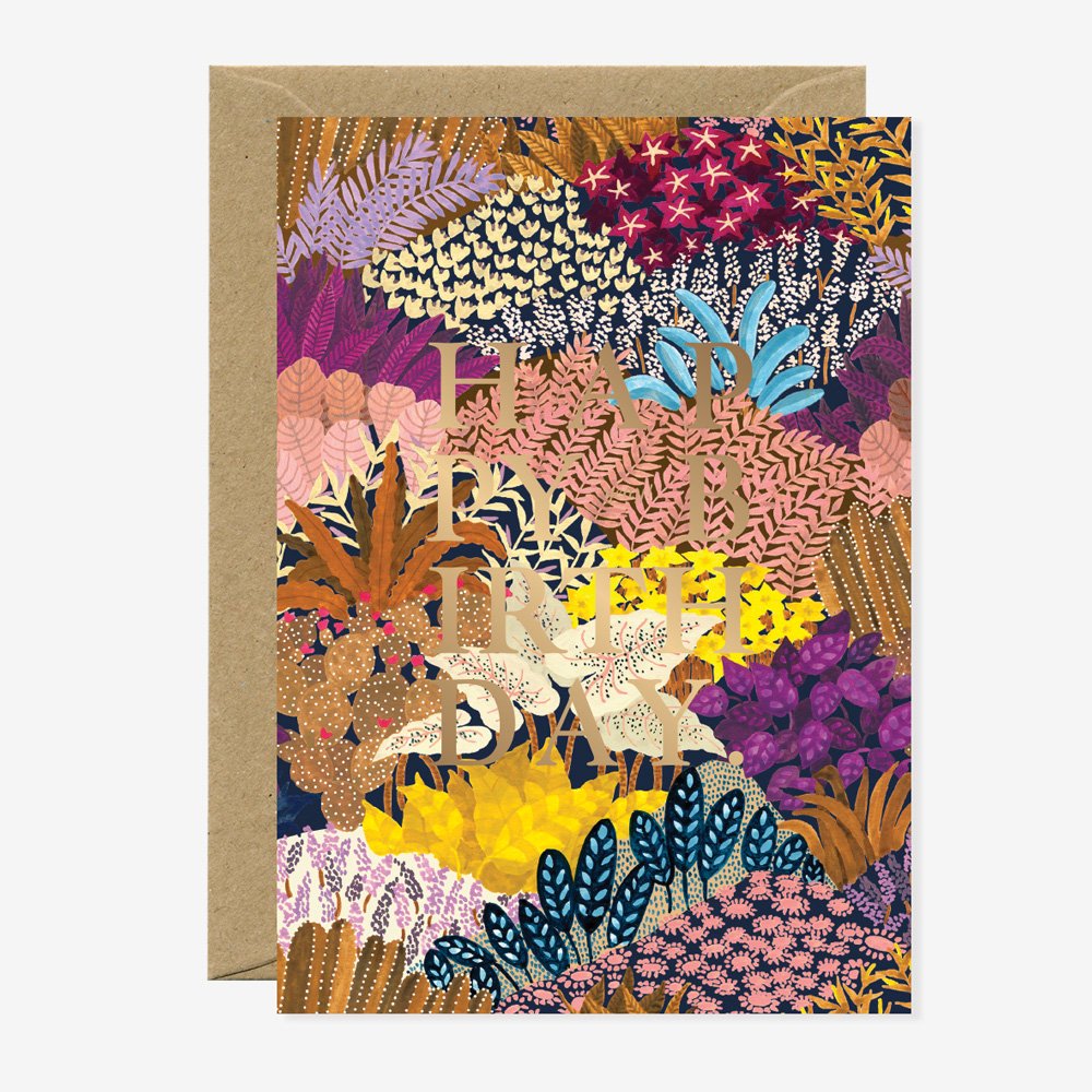 all-the-ways-to-say-prairie-carte-anniversaire-fleurs-dor-a6 image 1