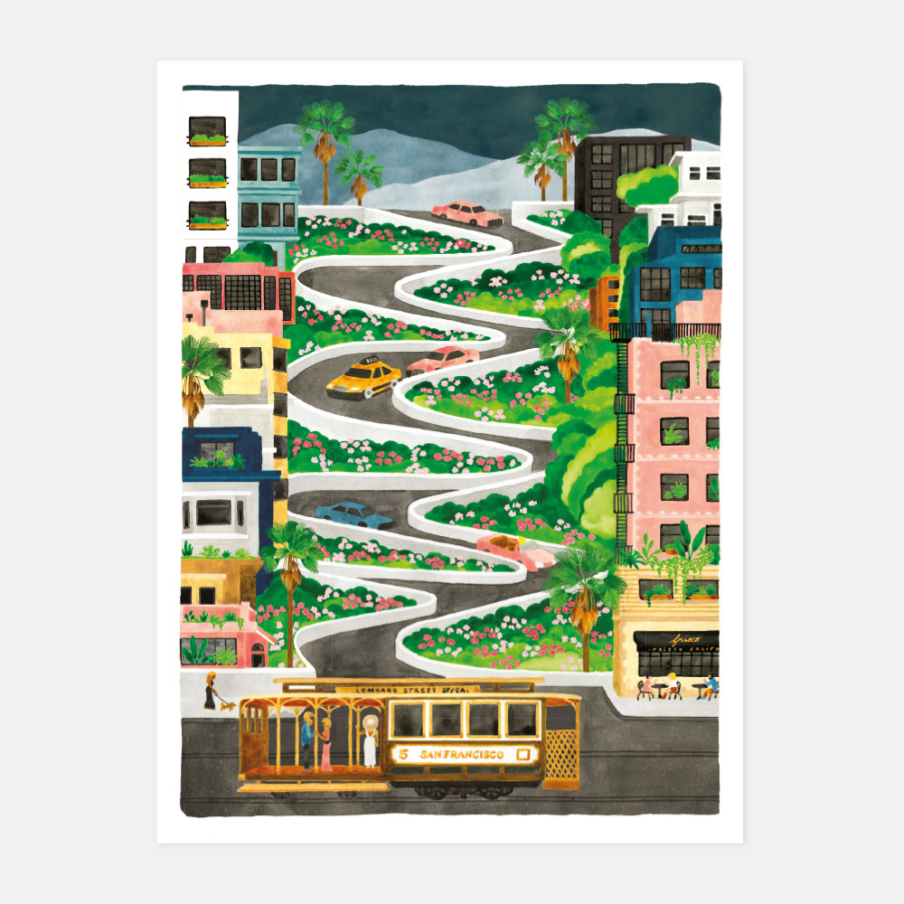 all-the-ways-to-say-lombard-street-affiche-29-7x39-7-cm image 1