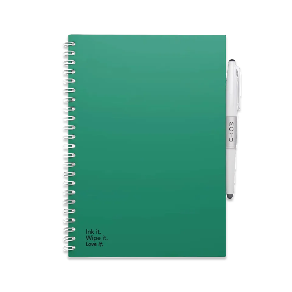 moyu-erasable-notebook-a5-forest-green-carnet-effa-able-vert image 1