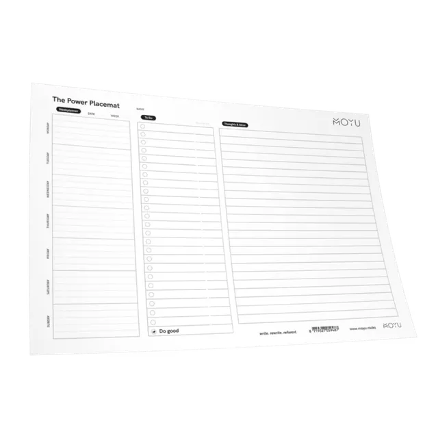 moyu-master-planner-agenda-effa-able-a3-papier-pierre-r-utilisable image 1