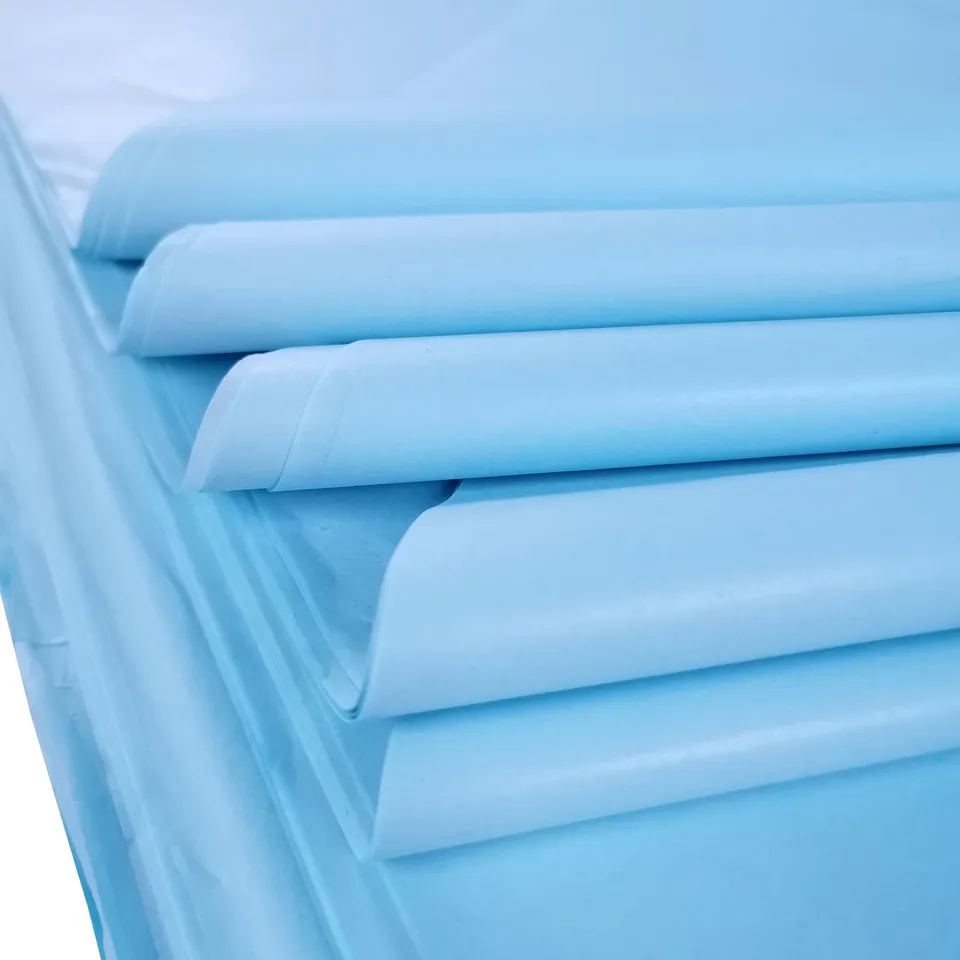 carnival-papers-tissue-paper-papier-de-soie-bleu-ciel-70x50cm image 1