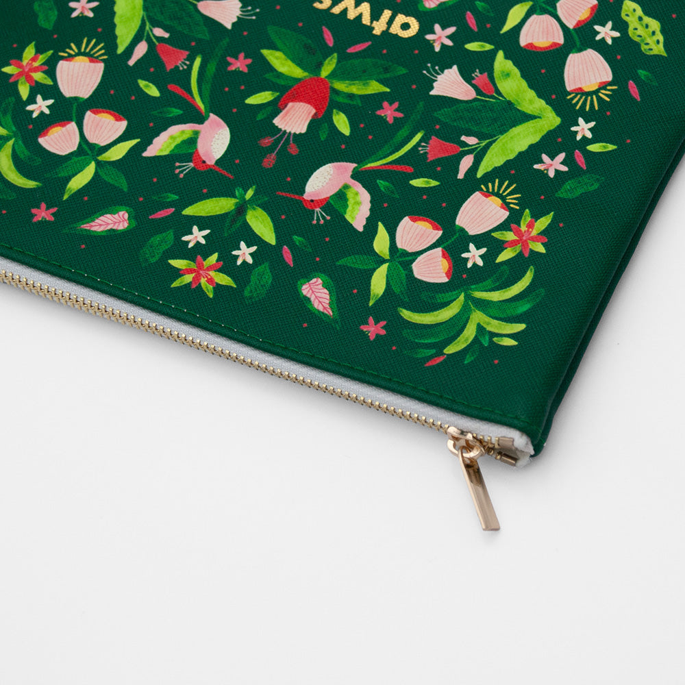 all-the-way-to-say-green-jungle-pochette-zipp-e-similicuir-19x14 image 3