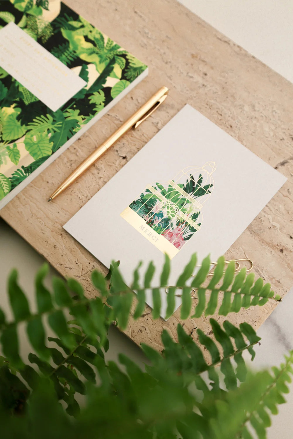 all-the-ways-to-say-merci-green-house-carte-voeux-a6-dor-e image 2
