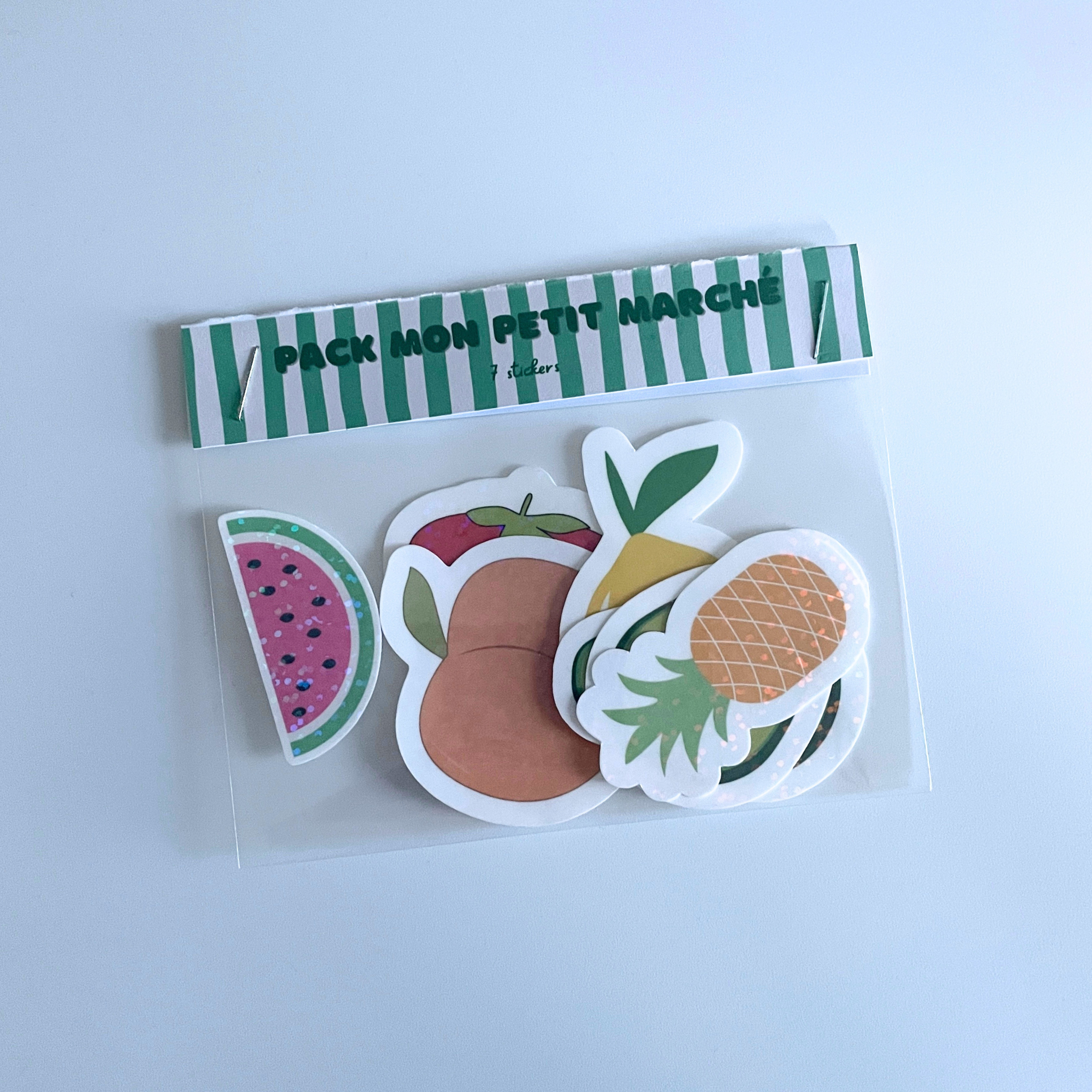 atelier-naholi-pack-stickers-mon-petit-march-7-fruits-holographique image 4