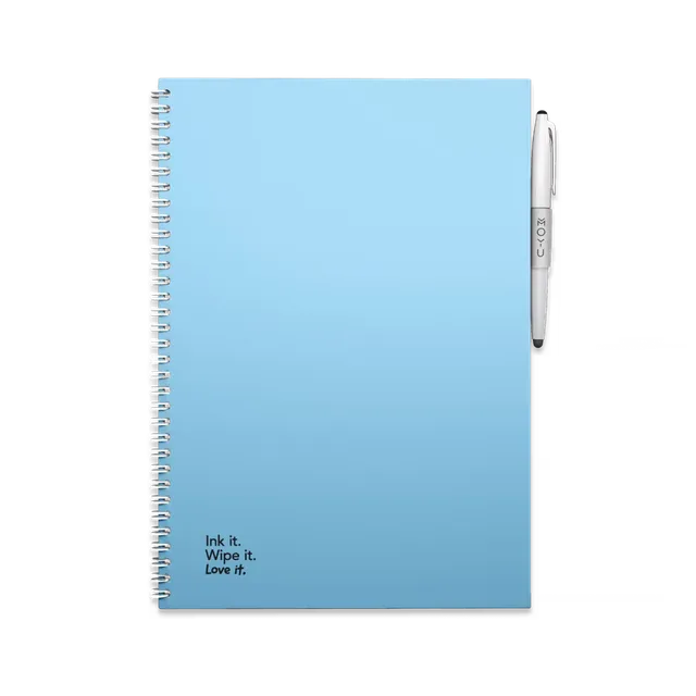 moyu-erasable-notebooks-sky-blue-cahier-effa-able-a4-bleu-ciel image 1