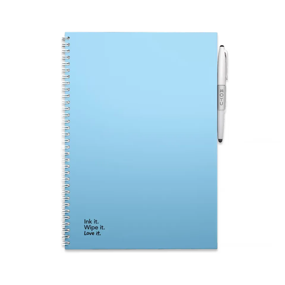 moyu-erasable-notebooks-sky-blue-cahier-effa-able-a4-bleu-ciel image 1
