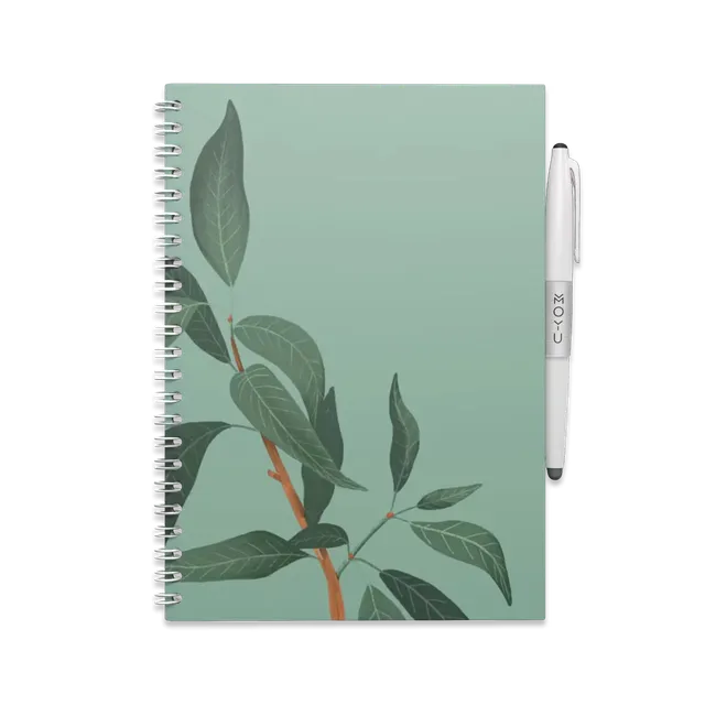 moyu-lovely-leaf-carnet-effa-able-a5-papier-pierre-recyclable image 1