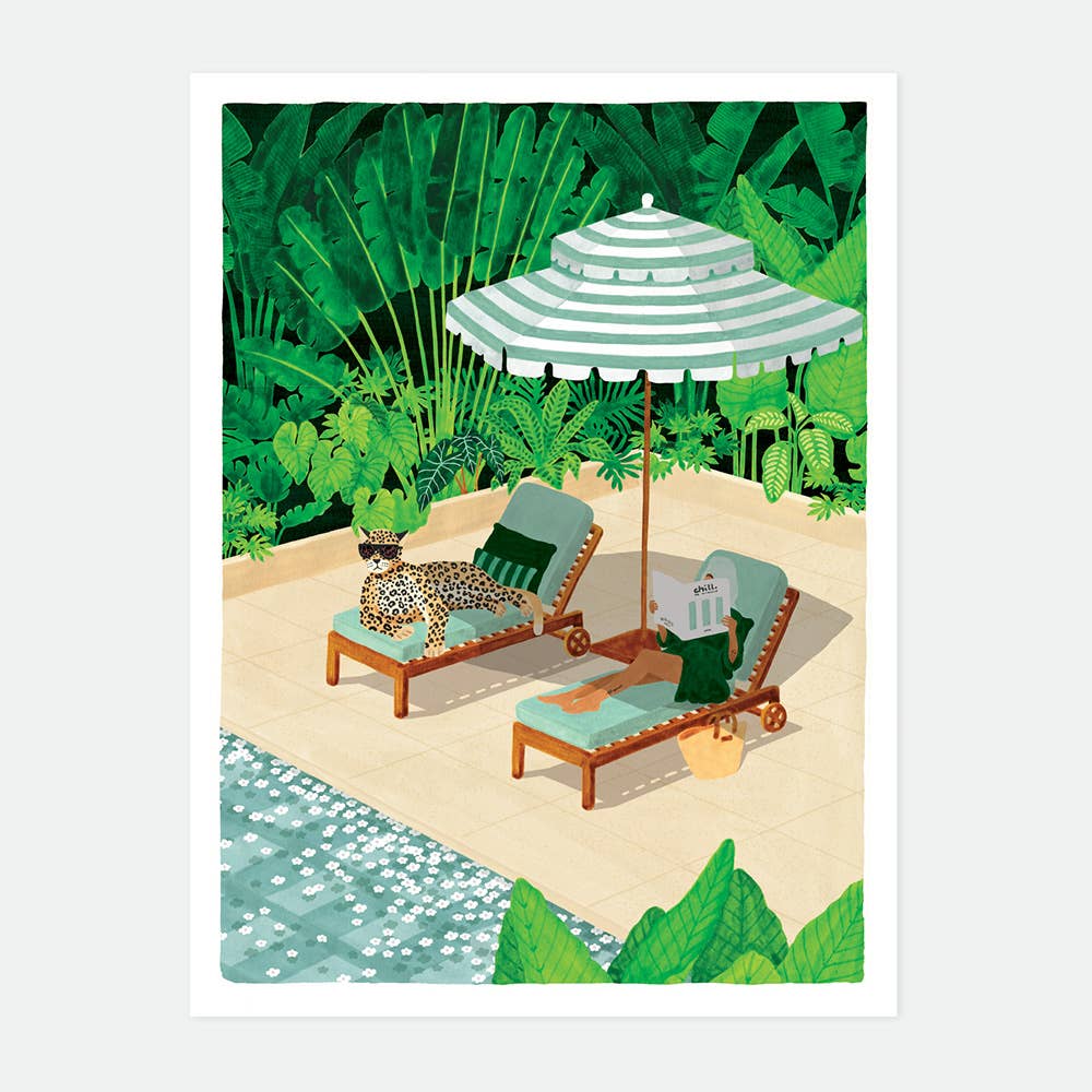 all-the-ways-to-say-summer-pool-affiche-piscine-18x24-cm image 1