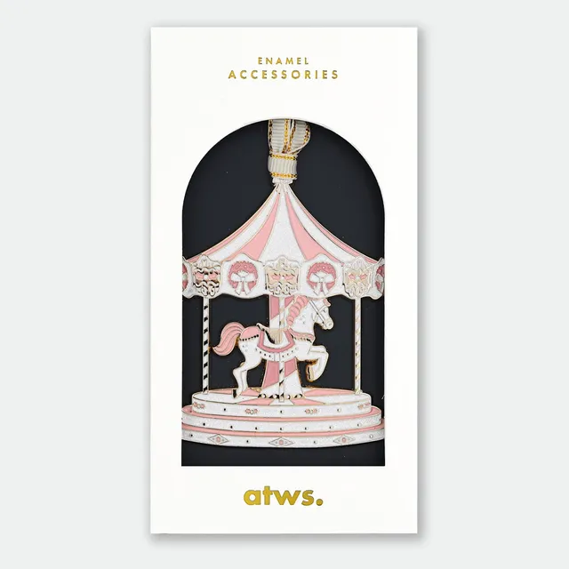 all-the-ways-to-say-merry-go-round-ornement-no-l-mail-rose image 1