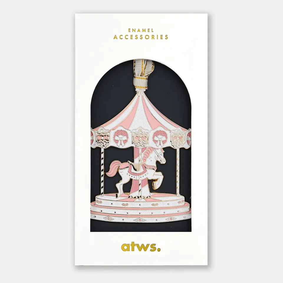 all-the-ways-to-say-merry-go-round-ornement-no-l-mail-rose image 1