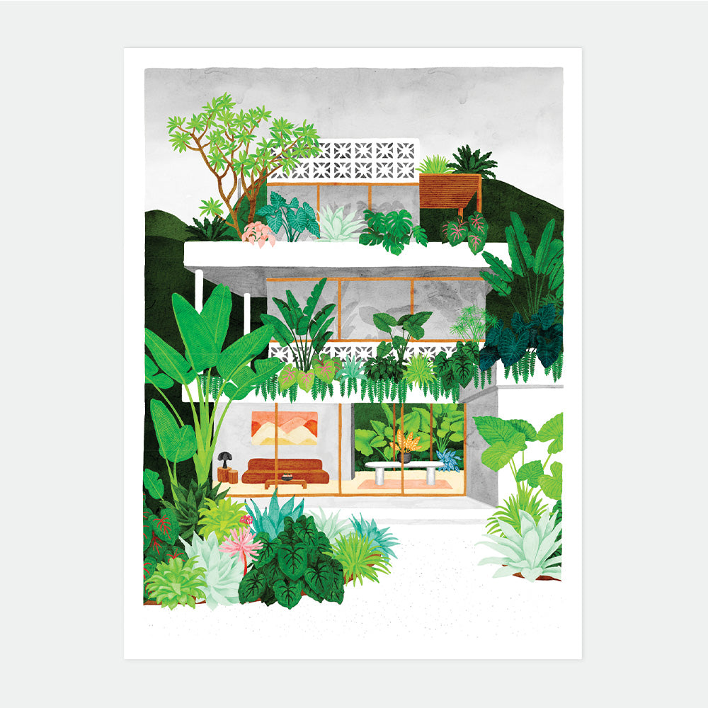 all-the-ways-to-say-lombok-affiche-tropicale-palmier-29-7x39-7 image 1