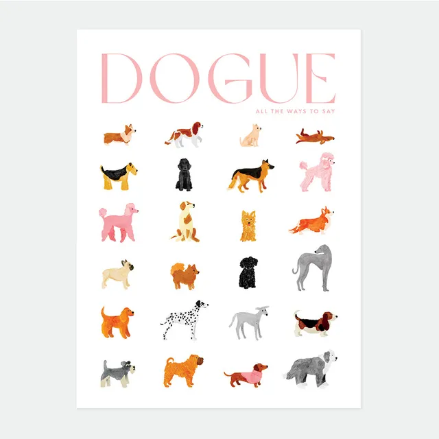 all-the-way-to-say-dogue-affiche-large-50x70-chic image 1