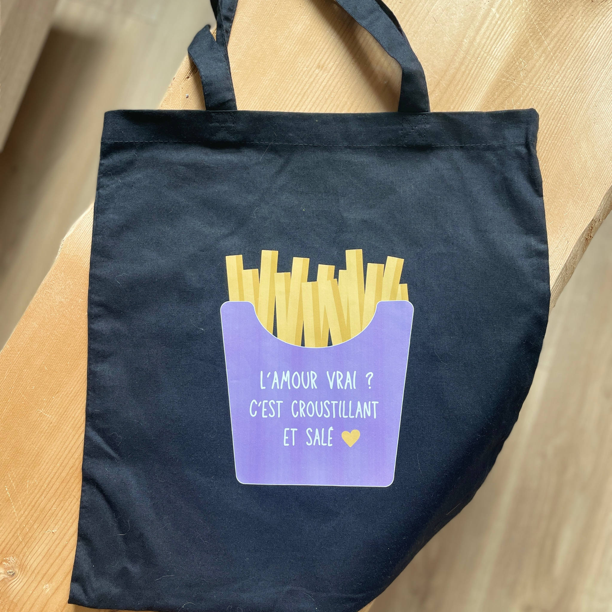 atelier-naholi-tote-bag-paquet-de-frites-tote-bag-noir-humour-sal image 2