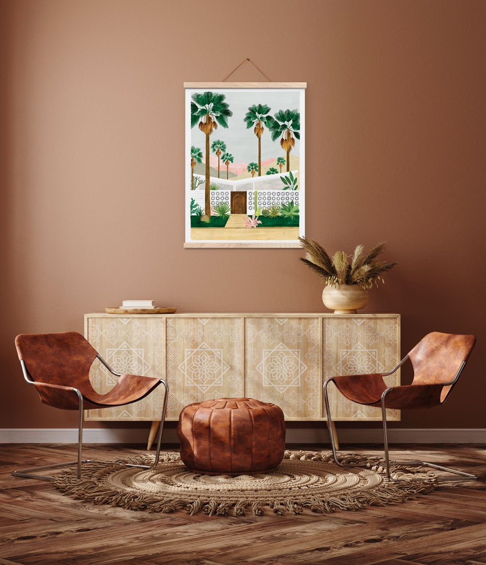 all-the-way-to-say-palmspring-affiche-50x70-palmiers-soleil image 2
