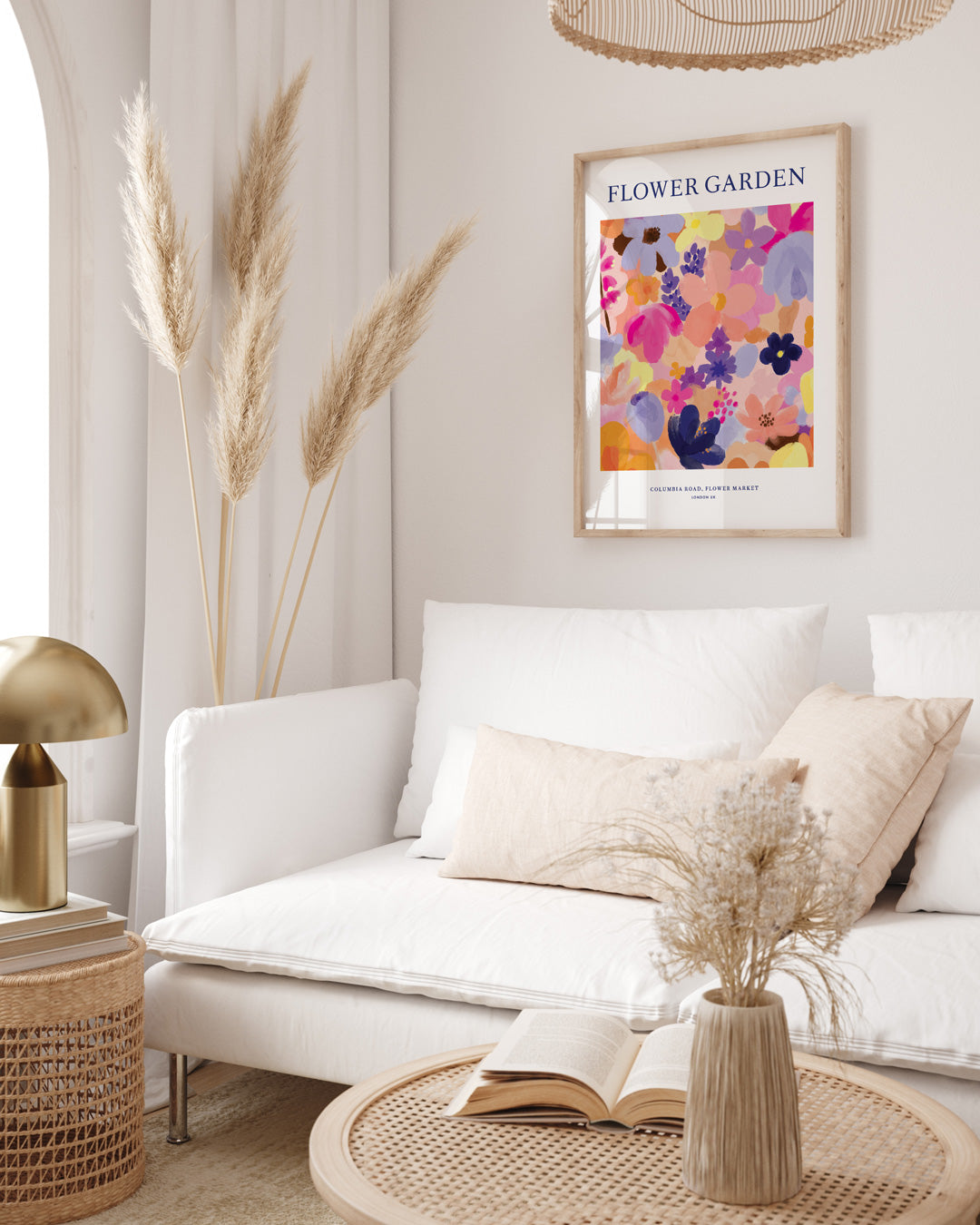 all-the-way-to-say-flower-garden-affiche-50x70-jardin-fleuri image 2