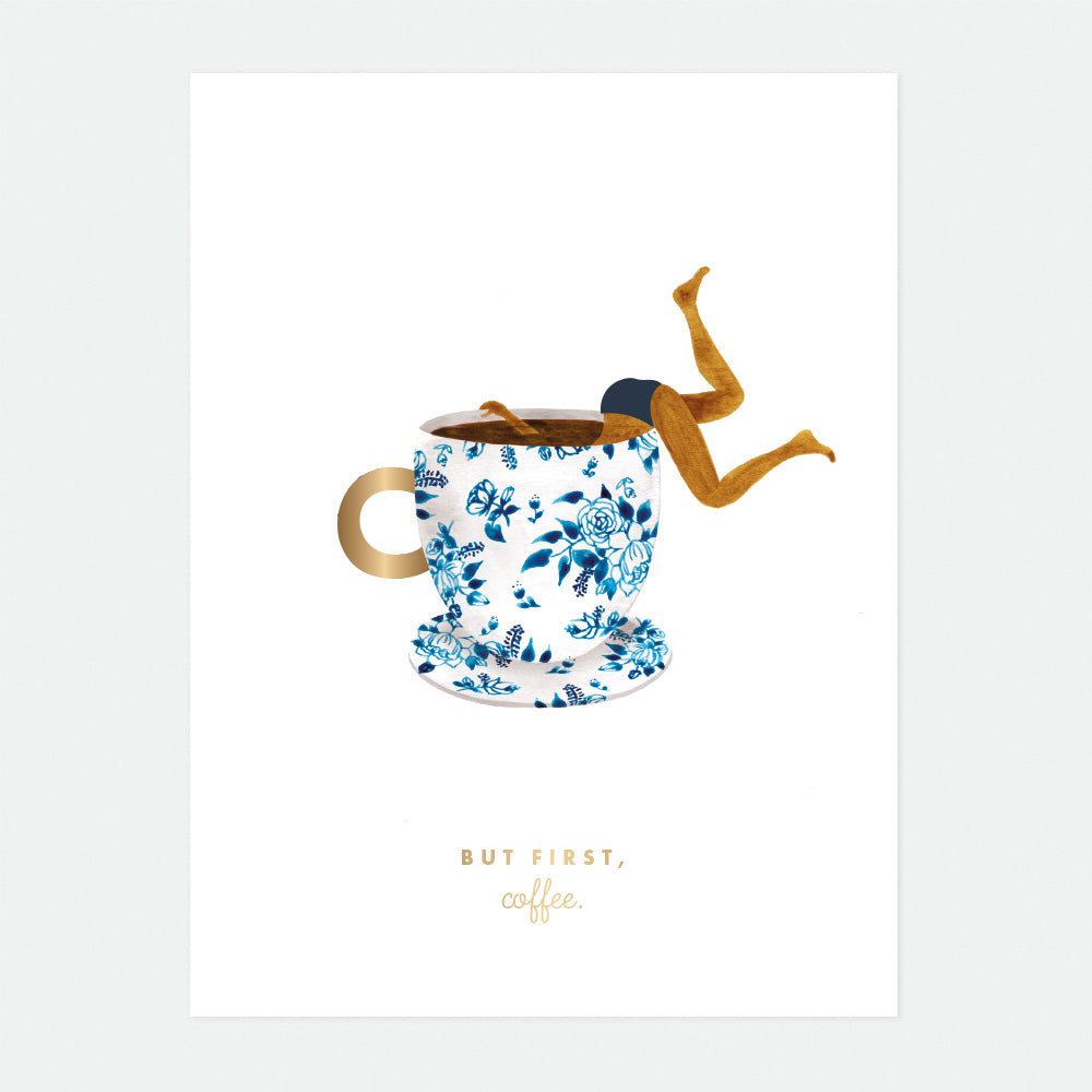 all-the-ways-to-say-but-first-coffee-affiche-18x24-cm image 1