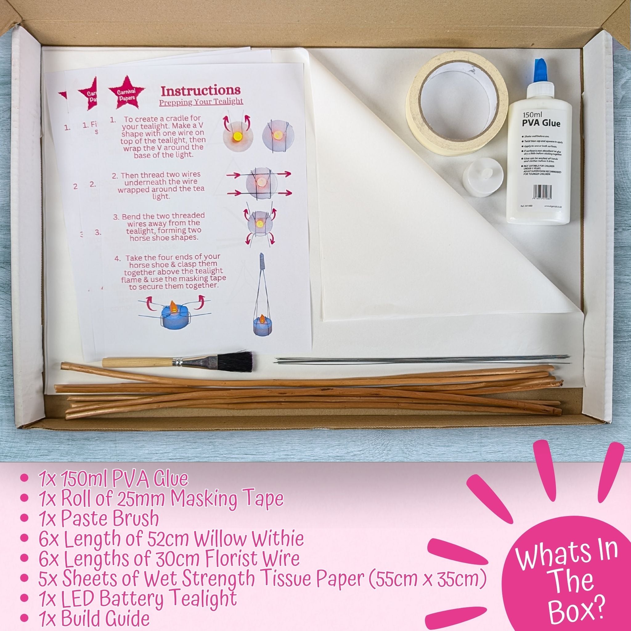 carnival-papers-lantern-making-kits-kit-lanterne-lumineuse-50cm image 2